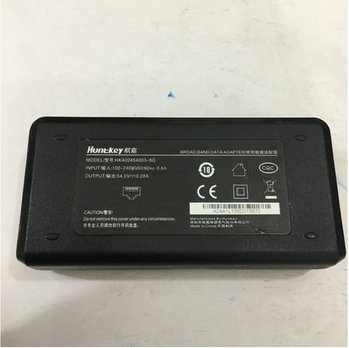 Huntkey HKA02454003-8Q 54V 0.28A passive POE adapter fit for 5G-RGM-O