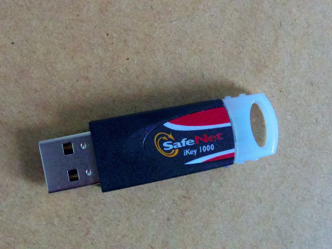 SafeNet iKey 1000 USB Smart Token-USB Security Key Suited for File Encryption