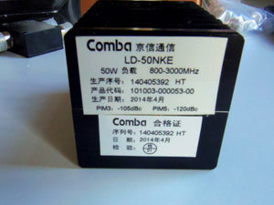 50W 50ohm Resistor Dummy Load N Male 0.8-3GHz Coaxial RF Terminal Termination ship from China
