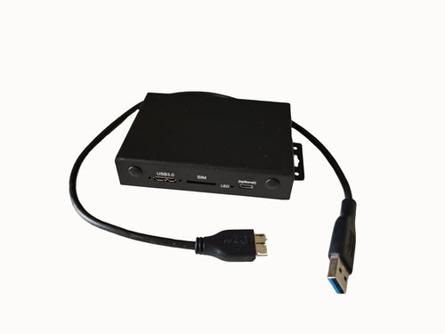 Dual-Q M.2 (NGFF) Key B to USB3.0  adapter V4 Enclosure with Sim Card Slot fit for 5GNR M.2 Quectel RM500Q RM510Q SIMCOM8200