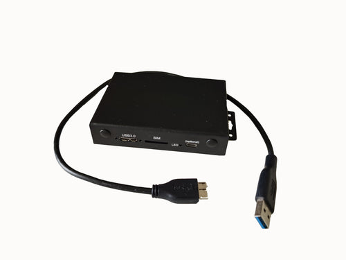 Dual-Q M.2 (NGFF) Key B to USB3.0  adapter MH2U V7 Enclosure with Sim  Slot fit for 5GNR M.2 Quectel RM500Q Sierra EM9191 Fibocom L860