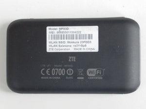 Unlocked 100Mbps 4G ZTE MF93D LTE FDD 800/1800/2600 Mobile Wi-fi Hotspot Router Ship from China