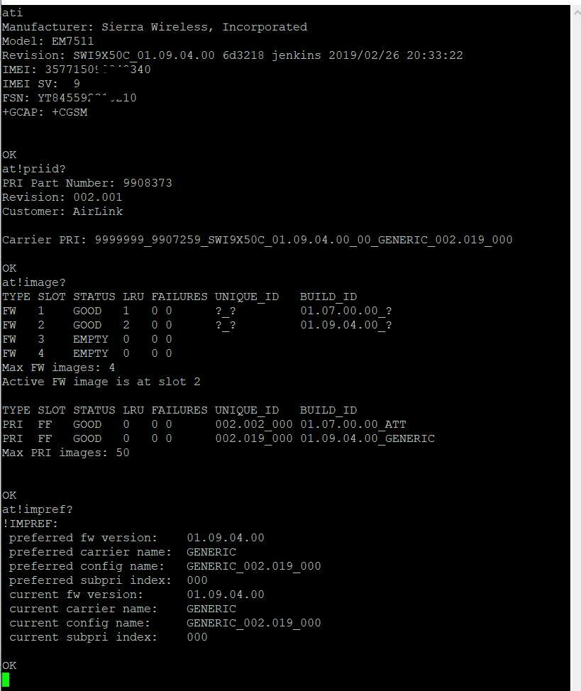 Sierra Wireless EM7511 M.2 LTE Cat 12 Modem B14 FirstNet Used – 4G discount
